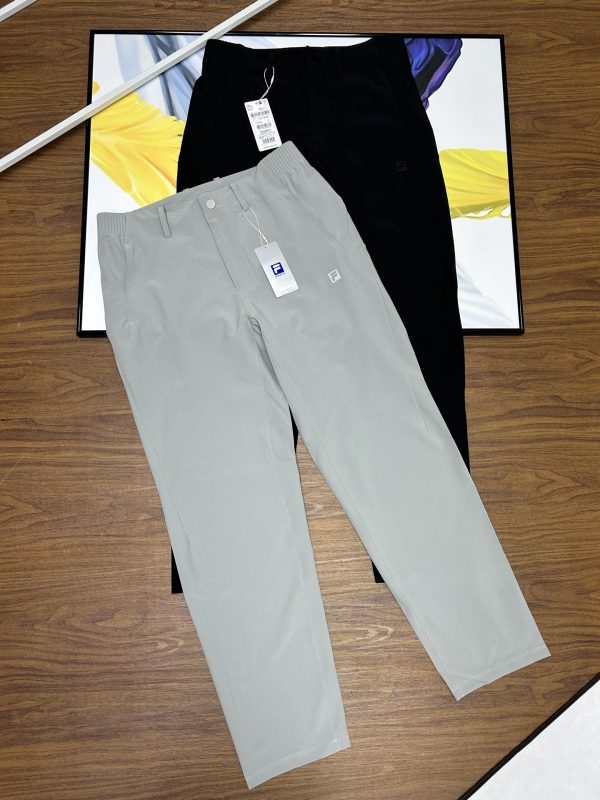 Premium Fila Pants Black Breathable Collection