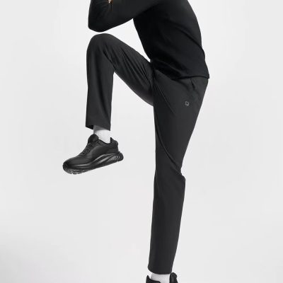Luxury Fila Pants Black Breathable Style