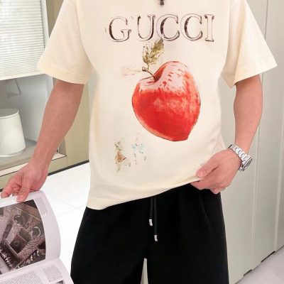Premium Quality Gucci Short Sleeves Cotton Print Collection