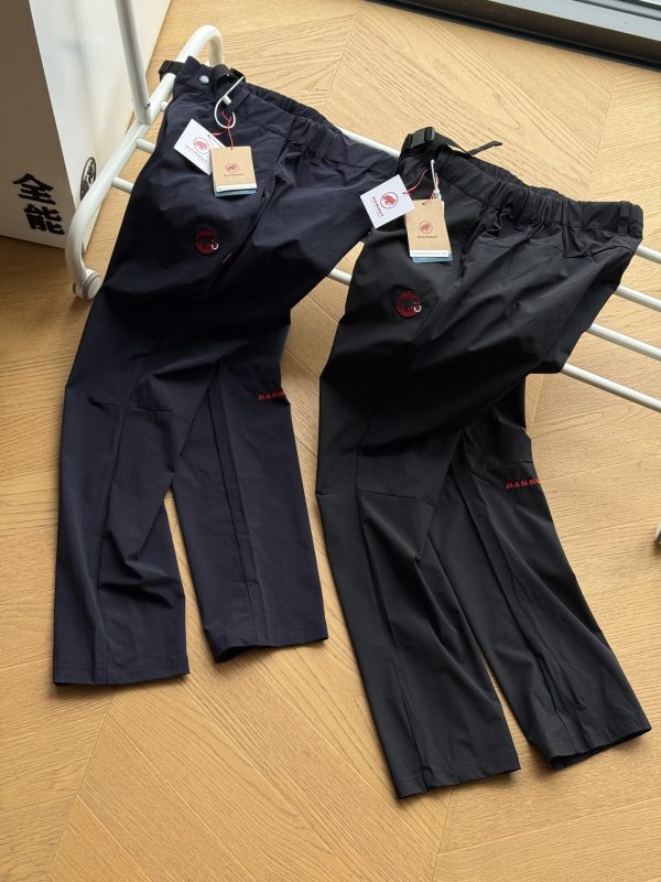 Premium Mammut Trousers Red Embroidered Luxury