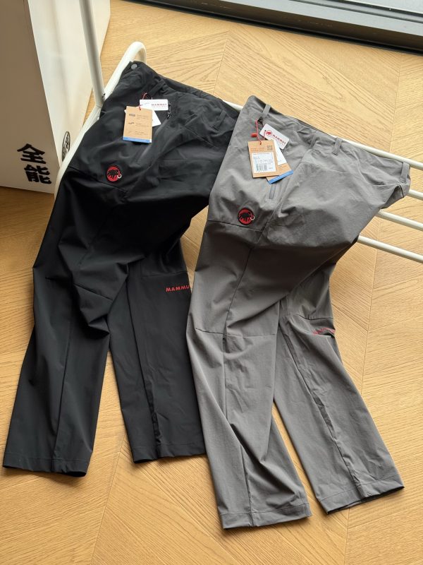 Luxury Mammut Trousers Red Embroidered Luxury