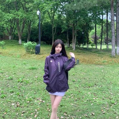 Luxury Descente Jackets Purple Silk Breathable Style