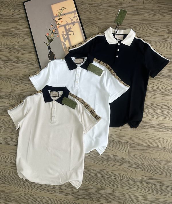 Best Selling Gucci Short-Sleeved Shirts Black Cotton Luxury