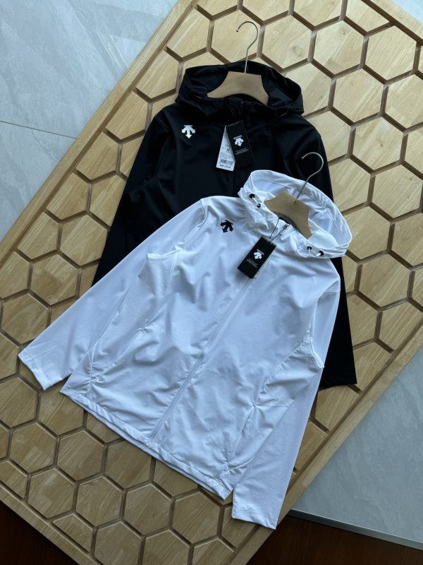 Premium Descente Jackets Black Silk Casual Collection