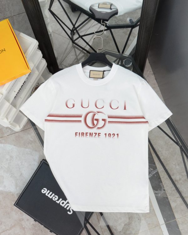 High Quality Gucci Short Sleeves Black Gradient Collection