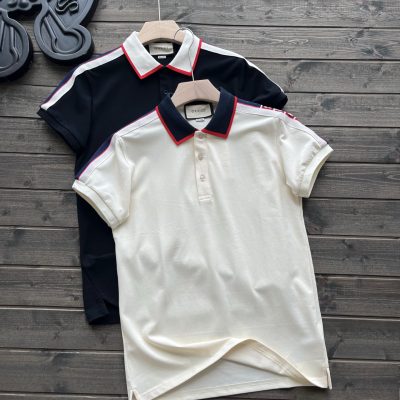 Premium Quality Gucci Short-Sleeved Shirts Black Cotton Collection