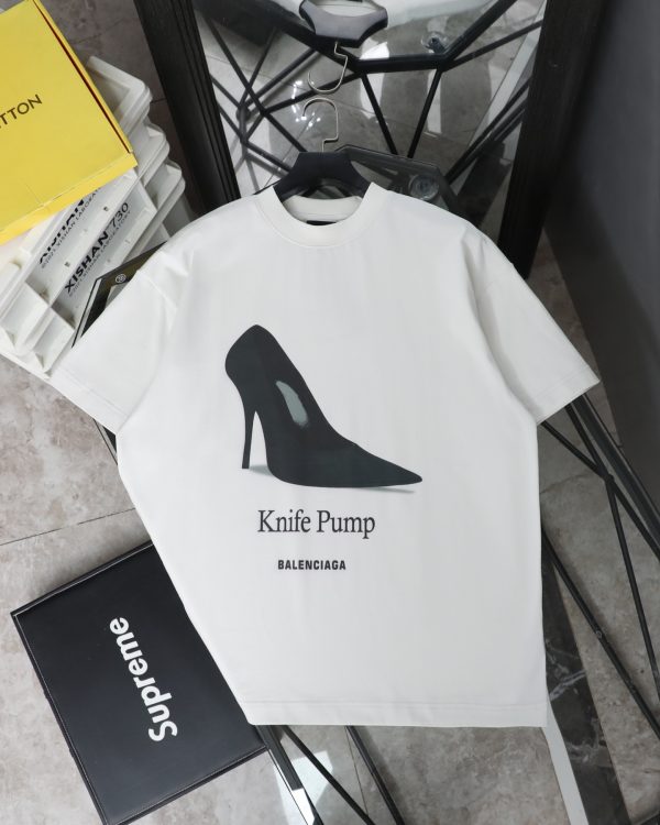 Luxury Balenciaga Short Sleeves White Collection
