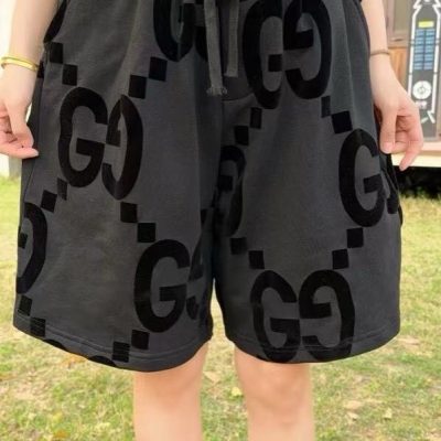 Best Selling Gucci Short Sleeves Black Logo Collection