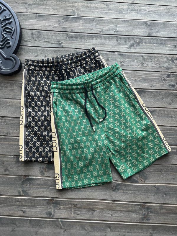 Premium Gucci Shorts Black Jacquard Style
