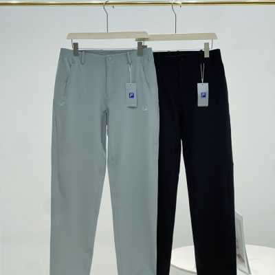 Premium Fila Pants Black Breathable Style