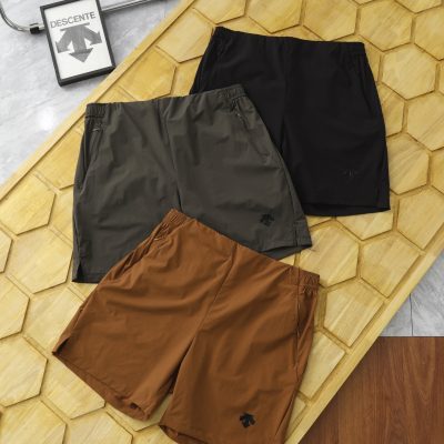 Premium Descente Shorts Black Luxury