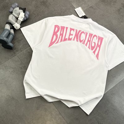 High Quality Balenciaga Short Sleeves Black Washed Luxury