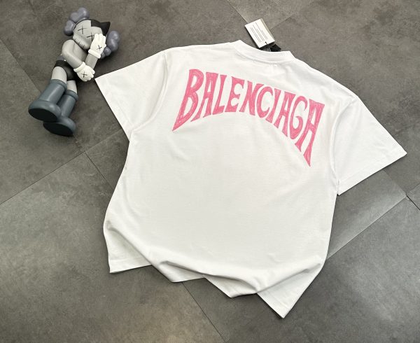 High Quality Balenciaga Short Sleeves Black Washed Luxury
