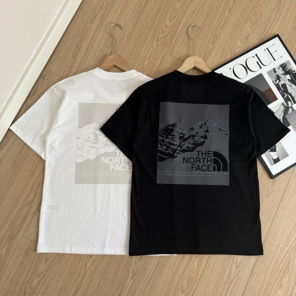 Best Selling The North Face Short Sleeves Black Print Collection