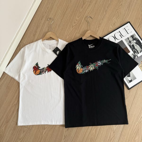 Premium Nike Short Sleeves Black Logo Luxury