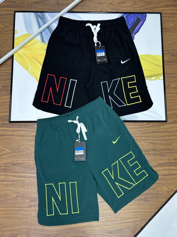 Luxury Nike Shorts Black Embroidered Luxury