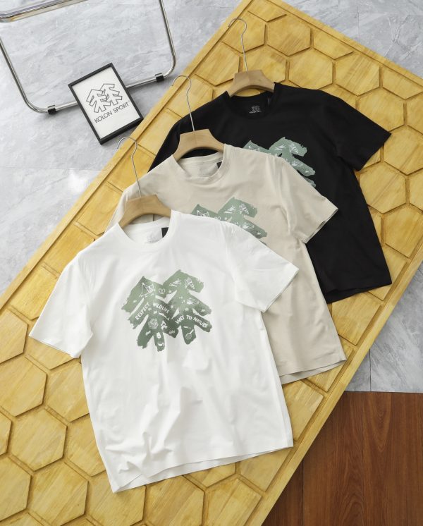 Premium Quality Gap Short Sleeves Black Cotton Graphic Style