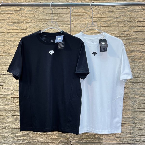 Best Selling Descente Short Sleeves Black Casual Collection