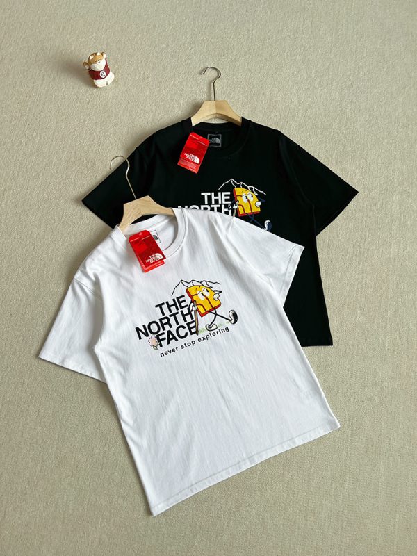 Best Selling The North Face Short Sleeves Black Print Luxury