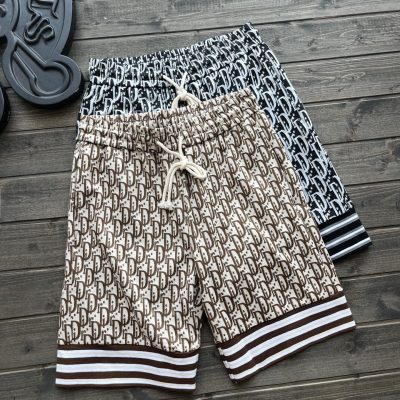 Premium Quality Dior Shorts Black Logo Luxury