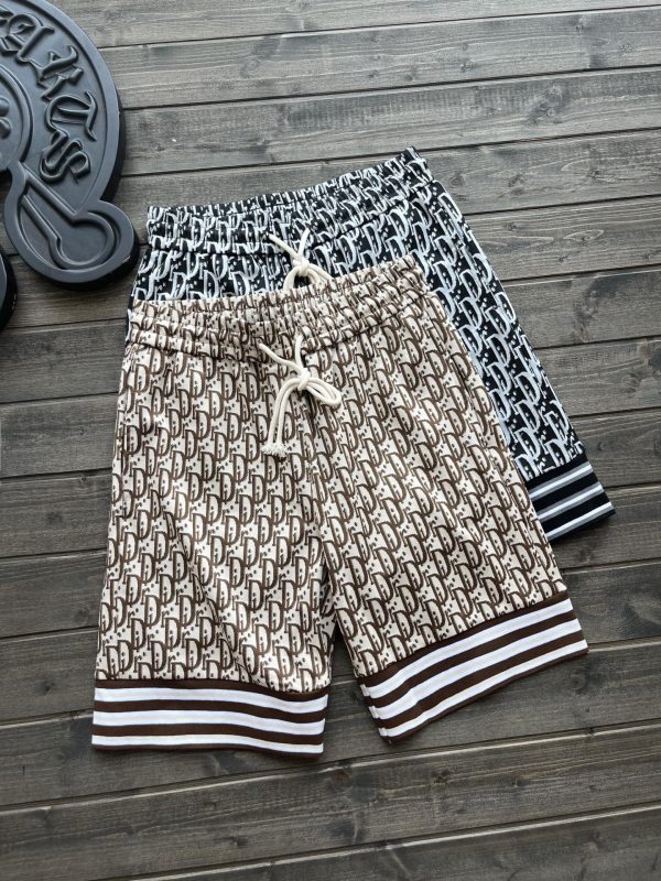 Premium Quality Dior Shorts Black Logo Luxury