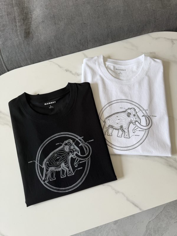 High Quality Mammut Short Sleeves Black Classic Luxury