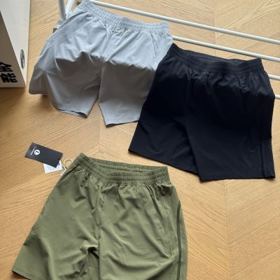 Luxury Lululemon Shorts Black Breathable Collection