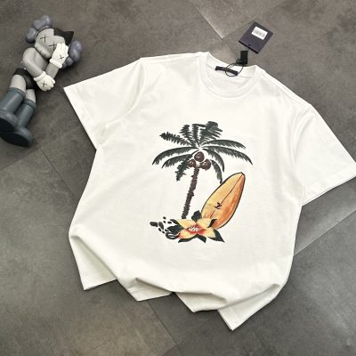 Premium Louis Vuitton Short Sleeves Black Classic Luxury