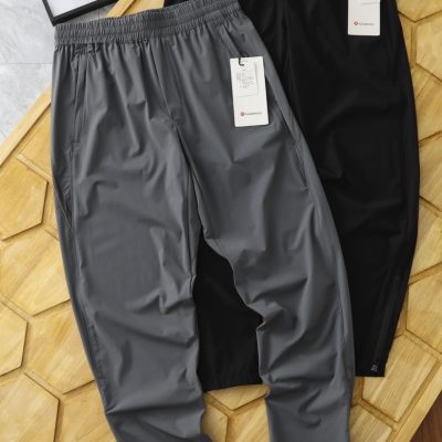 Premium Lululemon Sweatpants Black Breathable Collection