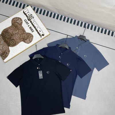 Luxury Versace Short Sleeves Gold Nylon Logo Style