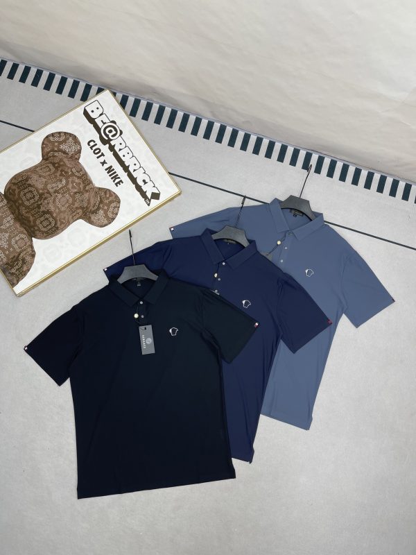 Luxury Versace Short Sleeves Gold Nylon Logo Style