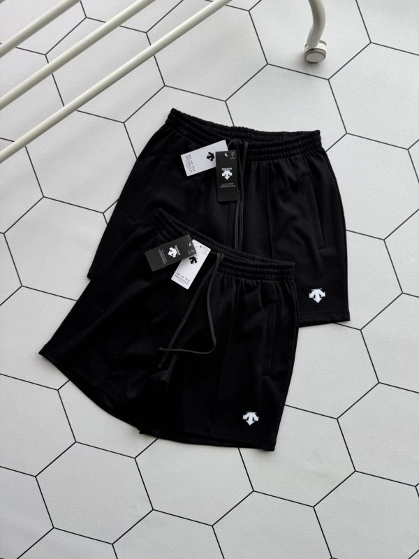 Best Selling Descente Shorts Black Cotton Casual Style