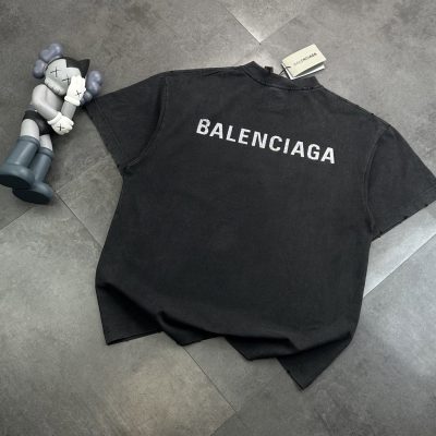 Premium Quality Balenciaga Short Sleeves Rhinestone Style