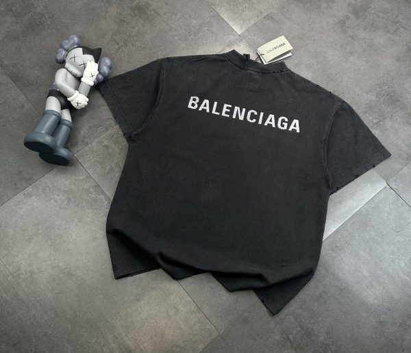 Premium Quality Balenciaga Short Sleeves Rhinestone Style