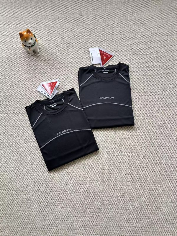 Premium Salomon Short Sleeves Black Casual Luxury