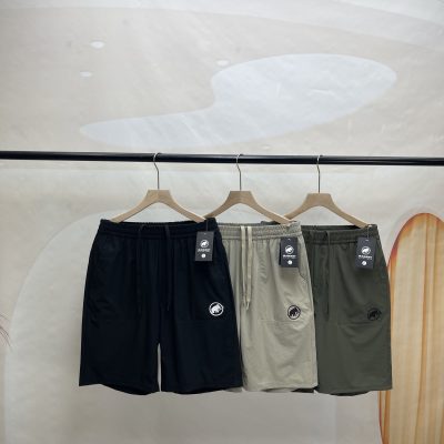 High Quality Mammut Shorts Black Breathable Style