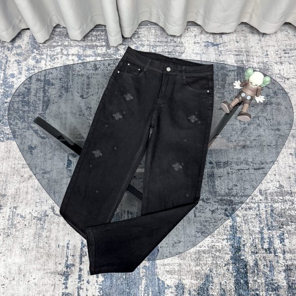 Premium Quality Gucci Trousers Black Cotton Classic Luxury