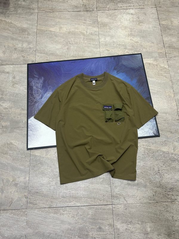 Premium Quality Patagonia Short Sleeves Black Silk Casual Collection