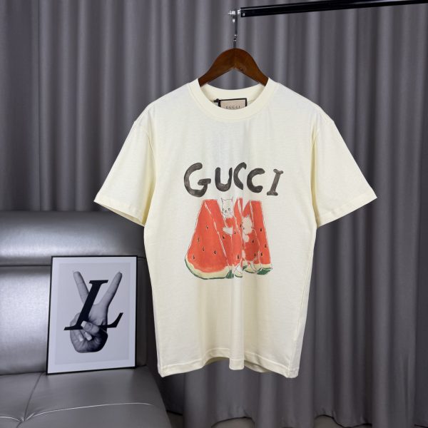 High Quality Gucci Short Sleeves Cotton Print Style