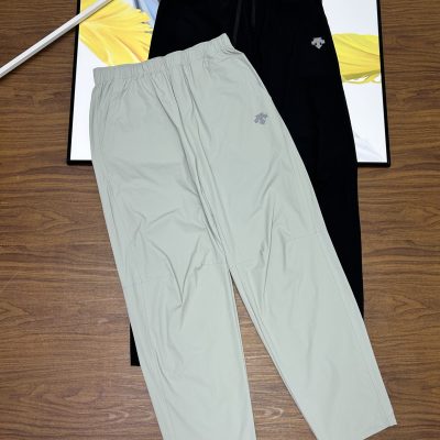 Premium Descente Trousers Black Casual Style