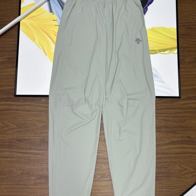 High Quality Descente Trousers Black Casual Luxury