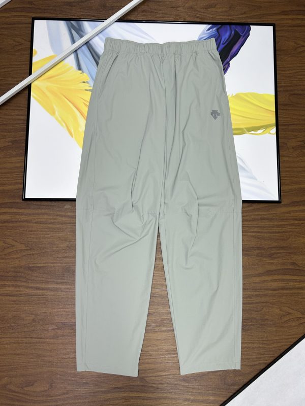 High Quality Descente Trousers Black Casual Luxury