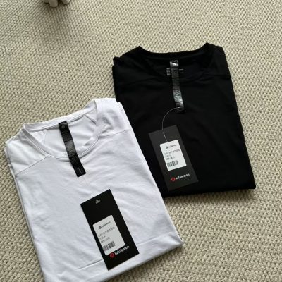 Premium Lululemon T-Shirt Black Breathable Collection