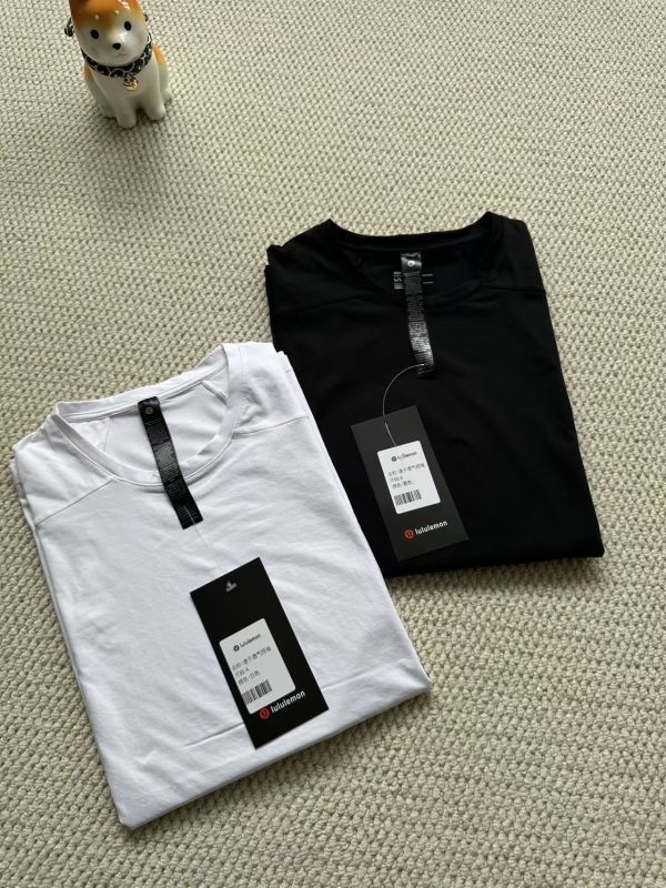Premium Lululemon T-Shirt Black Breathable Collection