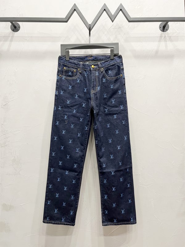 Best Selling Louis Vuitton Jeans Leather Luxury