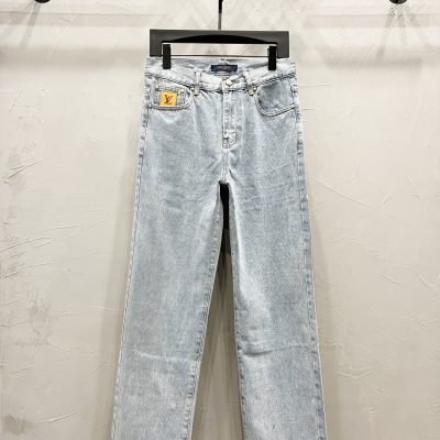 Best Selling Louis Vuitton Jackets Gold Denim Logo Collection