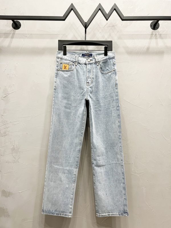 Best Selling Louis Vuitton Jackets Gold Denim Logo Collection