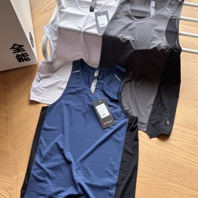 High Quality Lululemon Vest Gray Breathable Collection