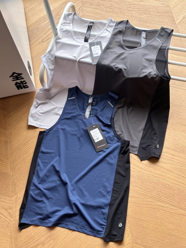 High Quality Lululemon Vest Gray Breathable Collection