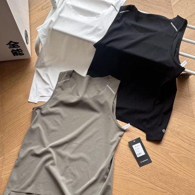 Premium Lululemon Vest Black Solid Style